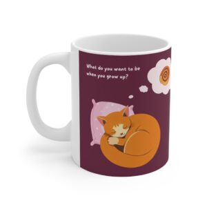 Coffee Cup for Cat Lovers - Cute Orange Cat Cinnamon Roll (EU)