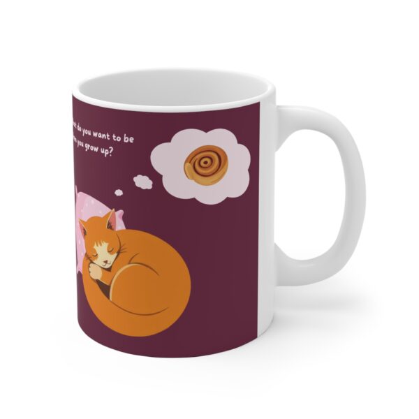 Coffee Cup for Cat Lovers - Cute Orange Cat Cinnamon Roll (EU) - Image 2