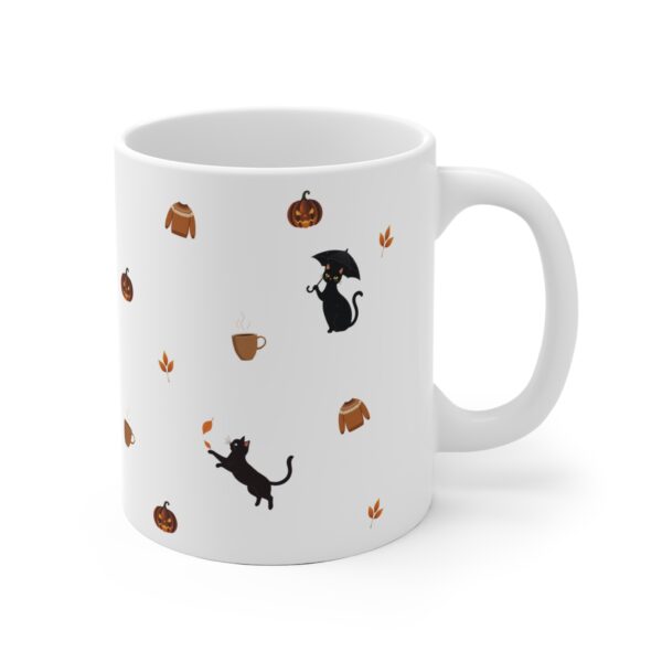 Custom Halloween Mug Little Black Cats (EU) - Image 2