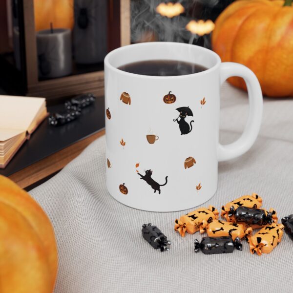 Custom Halloween Mug Little Black Cats (EU) - Image 5