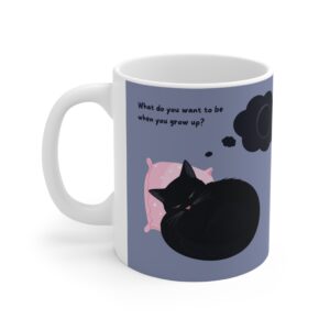 Coffee Cup for Cat Lovers - Dark Cat Black Hole (EU)