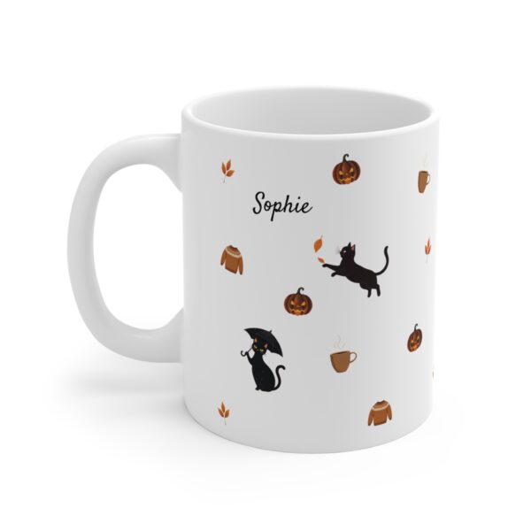 Custom Halloween Mug Little Black Cats (EU)