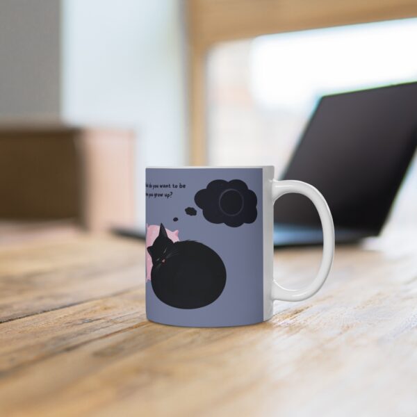 Coffee Cup for Cat Lovers - Dark Cat Black Hole (EU) - Image 3